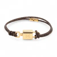 ヴィトン ブラスレ ロックイットアゲイン M8015F PVC ブレスレット ブラウン