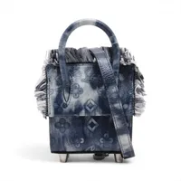 クリスチャンルブタン パロマ ナノ レザー 2WAYハンドバッグ ブルー