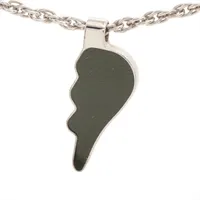 エルメス ボンヴォヤージュ バッファローホーン×メタル ネックレス シルバー