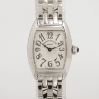 フランクミュラー トノーカーベックス プティ 2502QZ SS QZ シルバー文字盤