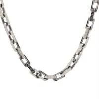 ヴィトン コリエ チェーン モノグラム M00307 メタル ネックレス LE4212 シルバー