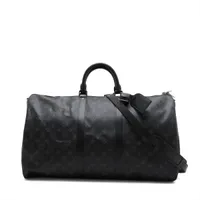 ヴィトン モノグラムエクリプス キーポル バンドリエール55 M40605 ブラック