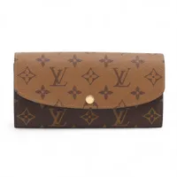 ヴィトン モノグラム リバース ポルトフォイユエミリー M82157 ロングウォレット ブラウン