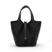 エルメス ピコタンロック18 PM トリヨンクレマンス ブラック シルバー金具