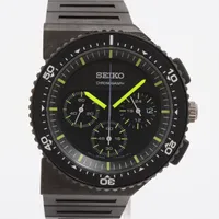 セイコー プロスペックスキネティック 5M85-0AB0 SS×ラバー QZ 青文字