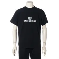 バレンシアガ コットン Tシャツ 21年 S ブラック