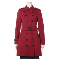 バーバリー コットン トレンチコート ITA40 レッド