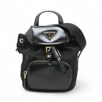 プラダ テスート ナイロン 2WAYショルダーバッグ ブラック