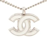 シャネル ココマーク GP ネックレス B25S シルバー