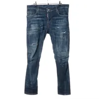 ディースクエアード コットン デニムパンツ 24年 50 ブルー