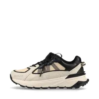 モンクレール LITE RUNNER レザー スニーカー 40 ベージュ