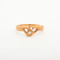 ミキモト ダイヤ K18(YG)