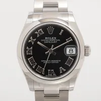 ロレックス デイトジャスト 278240 SS AT 黒文字盤