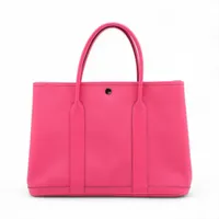 エルメス ガーデンパーティ36 PM ヴォーエプソン ローズアザレ シルバー金具