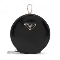 ◇プラダ◇ナイロン/1TT119/テスートトライアングル/アクセサリーポーチ プラダ テスートトライアングル 1TT119 ナイロン ポーチ ブラック AB