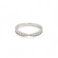 ティファニー ハーモニー ハーフサークル ダイヤ Pt950