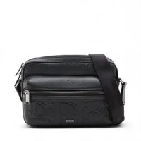 ディオール グラビティ レザー ショルダーバッグ ブラック