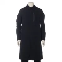 ヘルノ ポリエステル ゴム引きコート 48 ブラック