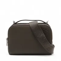 ロエベ アナグラム カメラ クロスボディバッグ ミニ レザー 2WAYハンドバッグ カーキ