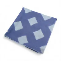 エルメス カシミヤ×シルク ストール ブルー