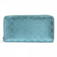 ヴィトン エキゾチックレザー ジッピーウォレット N81277 ラウンドジップウォレット ブルー