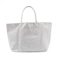 ゴヤール サンルイGM PVC トートバッグ ホワイト