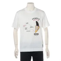フェンディ FFロゴ コットン Tシャツ 24年 XS ホワイト