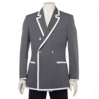 ヴァレンティノ コットン ジャケット 46 グレー