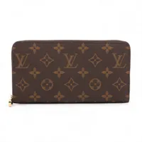 ヴィトン モノグラム ジッピーウォレット M27030 ラウンドジップウォレット ゴールド