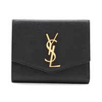 サンローランパリ YSLロゴ 607685 レザー カードケース ブラック A