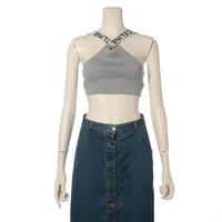 セリーヌ コットン タンクトップ エディ期 M グレー