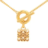 ロエベ アナグラム 925 ネックレス ゴールド