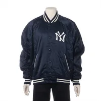 ポロラルフローレン コットン×レーヨン スタジャン L ネイビー