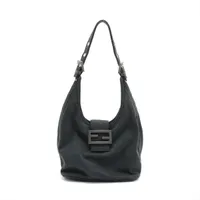 フェンディ コットンジャージ ワンショルダーバッグ グレー