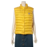 モンクレール LIANE ナイロン ダウンベスト 21年 4 イエロー