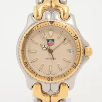 タグホイヤー セル SS×GP QZ アイボリー文字盤