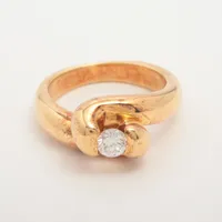 ショーメ ターバン ダイヤ 750(YG) ダイヤ直径約3.91mm