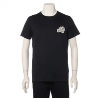 モンクレール コットン Tシャツ 20年 M ブラック
