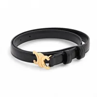 セリーヌ トリオンフ レザー ベルト 70 ブラック