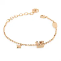 ヴィトン ブレスレット LVアイコニック M00587 GP×ラインストーン ブレスレット TE0225 ゴールド