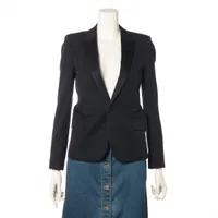 サンローランパリ ウール ジャケット 16年 37 ブラック