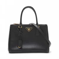 プラダ レザー 2WAYハンドバッグ ブラック