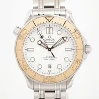 オメガ シーマスター ダイバー300 コーアクシャル マスタークロノメーター パリ2024 522.21.42.20.04.001 SS AT 黒文字盤