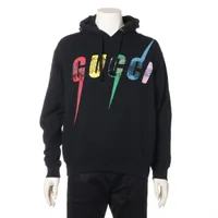 グッチ コットン パーカー XS ブラック