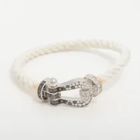 フレッド フォース10 フル ダイヤ ブラックオパール 750(WG)×SS ラージ 15