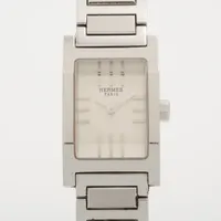 エルメス タンデム TA1.210 SS QZ シルバー文字盤