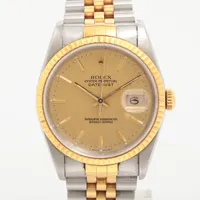 ロレックス デイトジャスト36 16233 SS×YG AT シャンパンモザイク文字盤