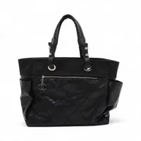 シャネル パリビアリッツGM コーティングキャンバス トートバッグ