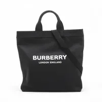 バーバリー アーティ ナイロン 2WAYトートバッグ ブラック