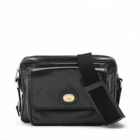 グッチ レザー ショルダーバッグ ブラック